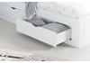 3ft Single White Wood Storage 4 Drawer Bed Frame 3