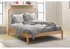 4ft6 Double Brynford real oak,solid,strong,wood bed frame.Wooden bedstead 3