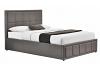 4ft6 Double Hannah Fabric upholstered ottoman bed frame Grey 7