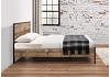 4ft Small Double Industrial,Urban Metal & Wood Effect Bed Frame 6