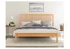 4ft6 Double Romley real oak,solid,strong,wood bed frame.Wooden bedstead 2