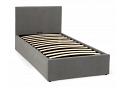 3ft Evelyn Steel Colour Upholstered Fabric Ottoman Bed 4