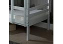 2ft6 Small single,junior white wood wooden bunk bed frame 3
