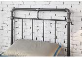 3ft Single Retro bed frame. Black/silver,metal frame. Industrial style 4