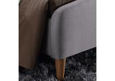 4ft6 Double Geneva Light Grey Upholstered Bed Frame 4