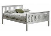 5ft Gracey White High Foot End Bed Frame Bedstead 2