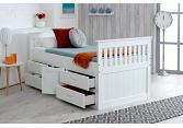 Captains Storage Bed - White 3