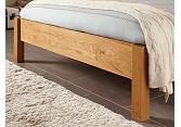 5ft Genuine Solid Oak Bed Frame 2