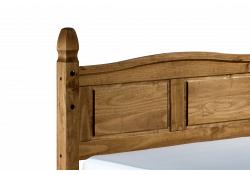 4ft6 Double Mexico. Waxed, Strong Pine Bed Frame 2