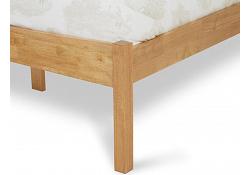 4ft Small Double Honey Oak Finish Solid Wood Bed Frame 3