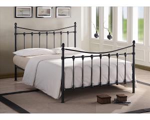 4ft6 Double Florida Black Antique Victorian Style Bed Frame