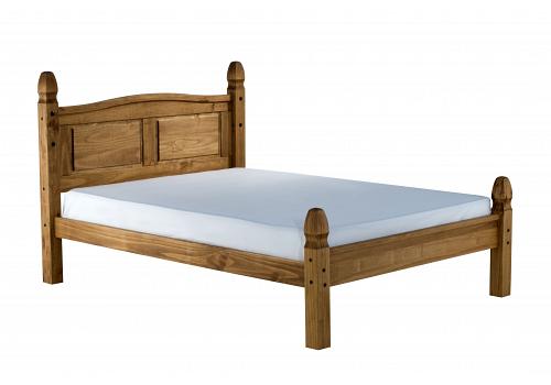 5ft King Size Mexico. Waxed, Strong Pine Bed Frame 1