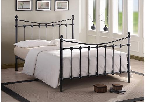 4ft Small Double Florida Black Antique Victorian Style Bed Frame 1