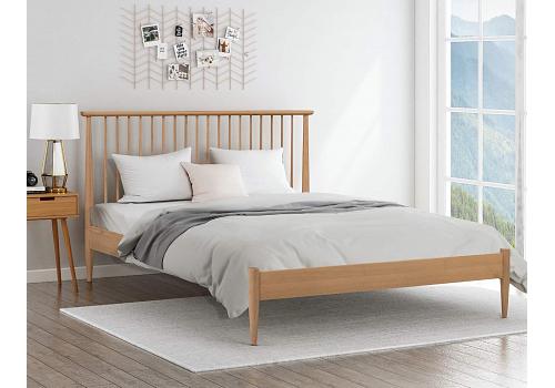 4ft6 Double Grove real oak,solid,strong,wood bed frame.Wooden bedstead 1