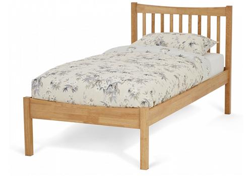 3ft Alice Honey Oak Finish Solid Wood Bed Frame 1